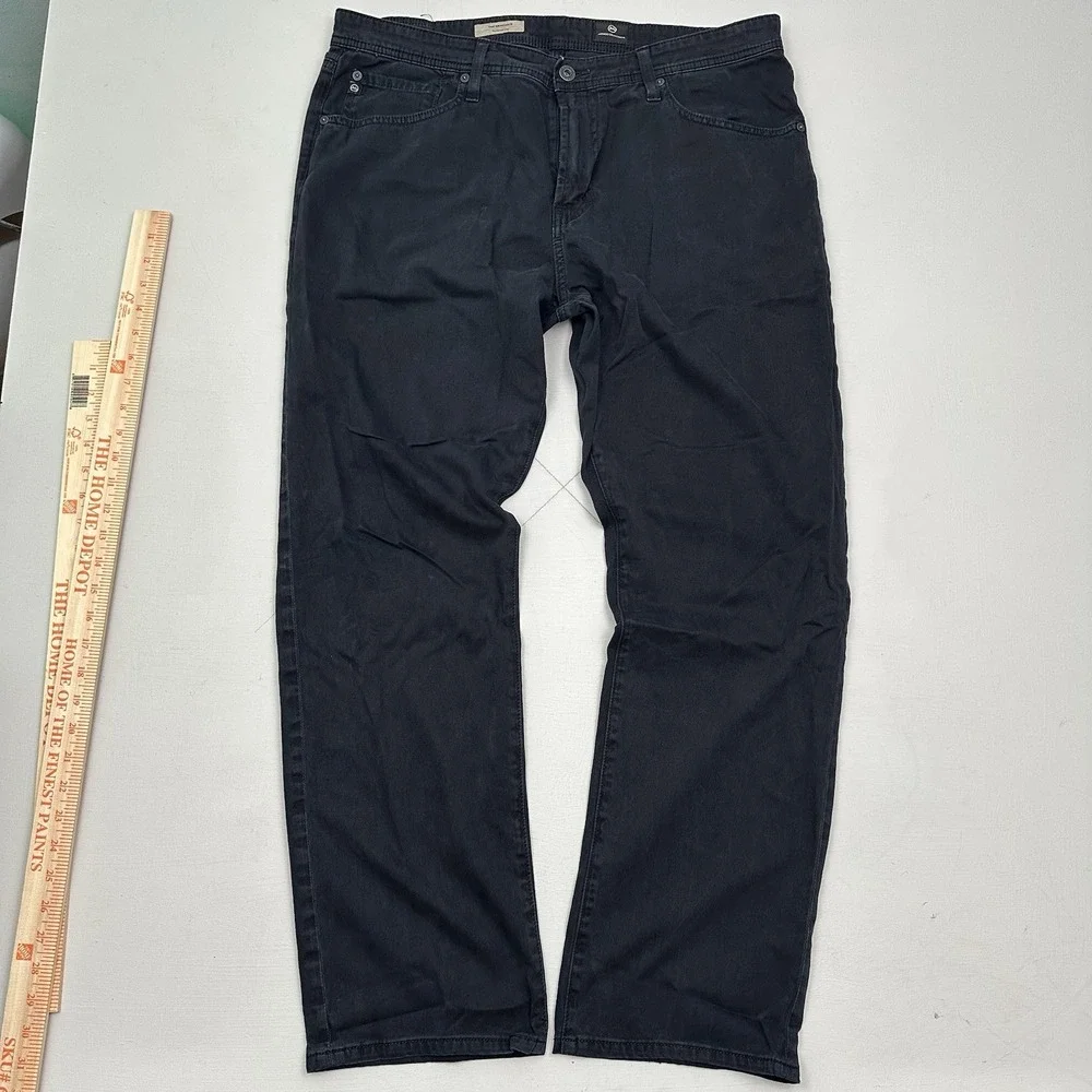 AG Adriano Goldschmied The Graduate Pants Men fits 36x30 Black Tailored Jeans